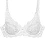 Triumph Amourette 300 Soutien-gorge à armatures Bonnets souples Brodé Blanc