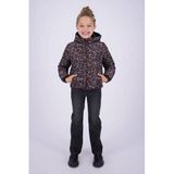 Vingino Reversible Jacket with Leopard Print - Brown/Black