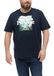 s.Oliver T-shirt en fil à tramer avec devant imprimé et col rond