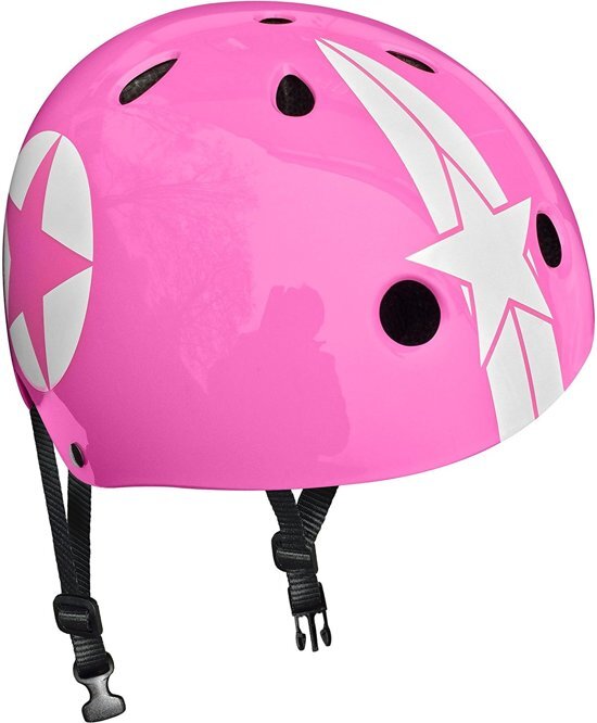 Stam, P. Skatehelm Roze Maat 54/60 Cm