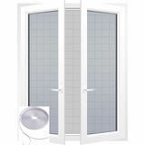 Luance Vliegen/insecten opzet raam hor - wit - 130 x 150 cm