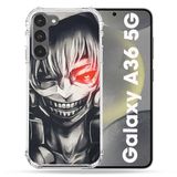 Cokitec Samsung Galaxy A36 5G Manga Tokyo Ghoul Kaneki Zwart Versterkte hoes