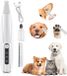 Unyqoos® Outil de soins des pattes avec éclairage LED pour animaux de compagnie, tondeuse silencieuse et rechargeable pour chiens et chats