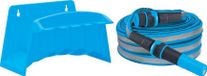 AQUACRAFT® Jeu de tuyau 870101, tuyau plat en textile avec pulvérisateur et support, L-10 m
