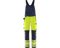 Fristads High Vis Green Amerikaanse Overall Stretch Klasse 2 1031 GSTP - Hi-Vis Geel/Marineblauw