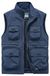 Gilet de pêche extérieur - Léger avec plusieurs poches - Bleu foncé