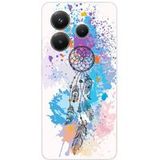 Xiaomi Redmi Note 14 5G Dreamcatcher color bedrukt siliconen hoesje