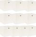 vidaXL Opbergboxen - 10 stuks - 32x32x32 cm - Wit