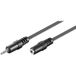 Goobay 50458 audio kabel 2 m 2.5mm Zwart