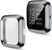 By Qubix - Soft TPU Case for Fitbit Versa 2 (Full Protection) - Grey