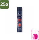 NIVEA MEN Spray anti-transpirant Dry Impact - 25 pièces