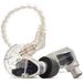 CTM CE320 Triple Driver In-Ear Monitor | Professionele ruisonderdrukking Muzikant Bedraad In-ear monitor | Afneembare kabel (Transparant)