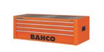 Bahco C85 'classic' 40" chest with 4 drawers | bleu | 419 mm x 501 mm x 1016 mm - 1485KXL4BLUE