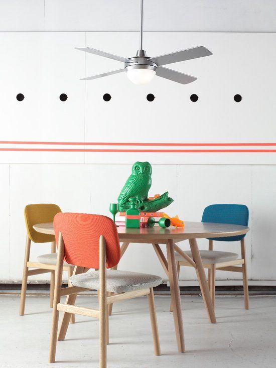 Beacon Futura ECO - Plafondventilator met lamp - Ø122 cm - Zilver