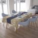 Bonamaison Tafelkleed, Anti-Mold, Sneldrogend, Waterdicht, 100% Polyester Tafellaken, Willekeurig patroon, 140 x 200 Cm - Ontworpen en Vervaardigd in Turkije