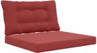 vidaXL Buitenbankkussen Polyester Wijnrood 80 x 68,5 cm