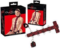 Bad Kitty Kraag voor dames Red/Black One Size