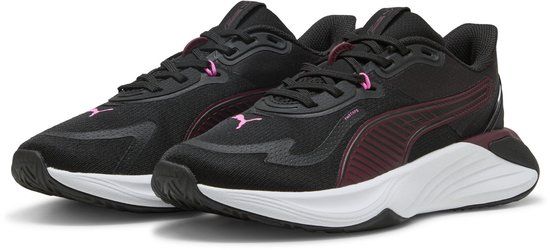 PUMA PWR Hybrid TR Wns Dames Sportschoenen - PUMA Black-Ruby Shimmer-Pink Pixel