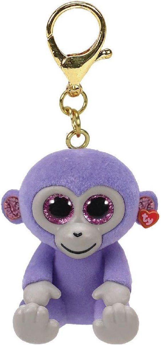 TY Mini Boo's Clip Cherry Monkey 9cm - Lila Pluche - 2022