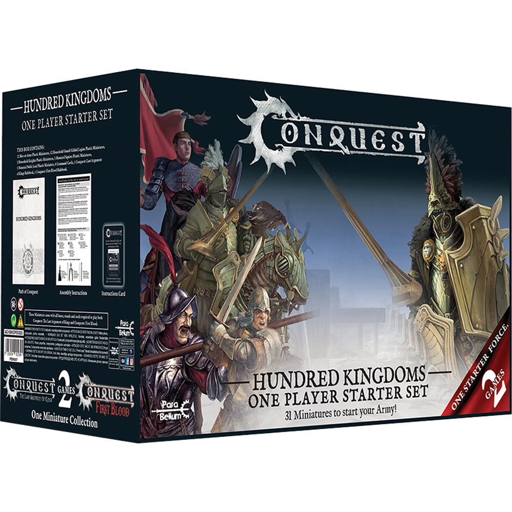 Para Bellum Games Conquest - Hundred Kingdoms: One Player Starter Set
