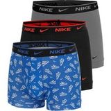 Nike Essential Cotton Stretch Trunk Boxershorts Heren - Lichtblauw, Maat XXL (3-Pack)