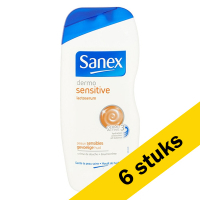 Sanex Aanbieding: 6x Sanex douchecreme Dermo Sensitive (250 ml)
