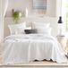 Madison Park Lichtgewicht sprei beddengoed, Shams, Polyester, Medaillon Wit, King/Cal King (264 x 238 cm)