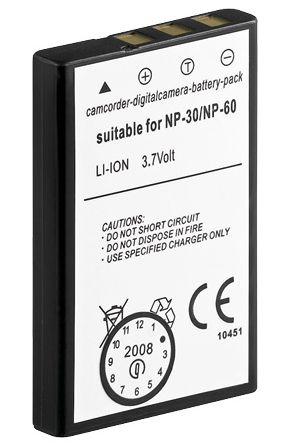 Wentronic Camera Battery - Lithium-Ion (Li-Ion) 900 mAh - Compatible with Various Camera Models
