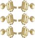 Grover 136G Vintage Deluxe Guitar Machine Heads, 3+3, Gold