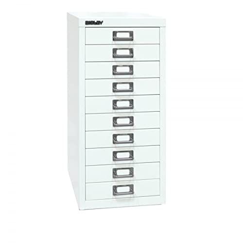 Bisley MultiDrawer - 10 laden - DIN A4 - Verkeerswit - 38 x 27,9 x 59 cm