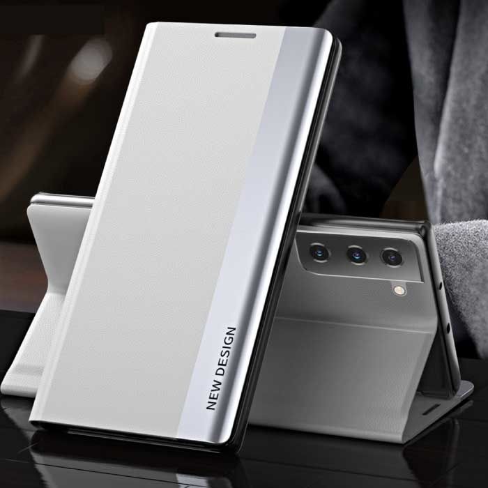 Xiaomi Redmi Note 8 Pro Magnetische Flip Case - Wit