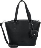 Gabor bags Layla Dames Shopper Schoudertas Ritssluiting Middelgroot, zwart, Medium, modern