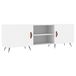 Syfax Tv-meubel 150x30x50 cm bewerkt hout wit