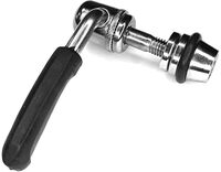 cyclingcolors Fiets Snelspanner Zadelklem - Zwart Chroom - M8 x 45 mm