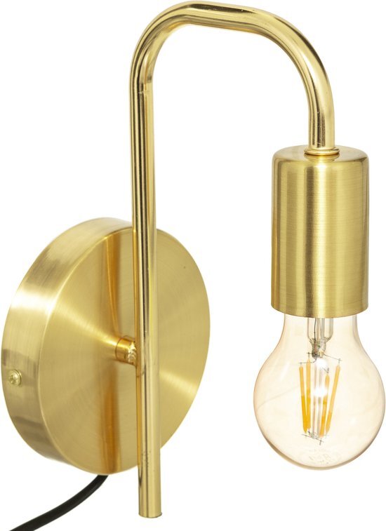 Atmosphera - Wandlamp - Lamp - Goud en Metaal - H25cm