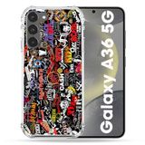 Cokitec Samsung Galaxy A36 5G Muziek Rock Group Versterkte hoes