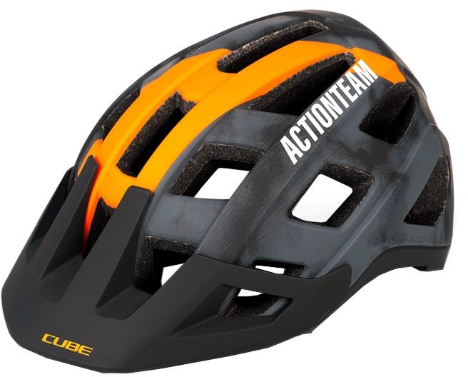 Cube Badger X Actionteam Helmet - Grijs/Oranje - 16242-5L