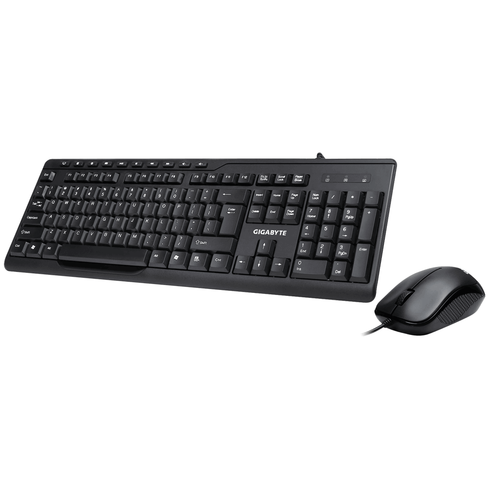 Gigabyte KM6300 - Toetsenbord - Zwart