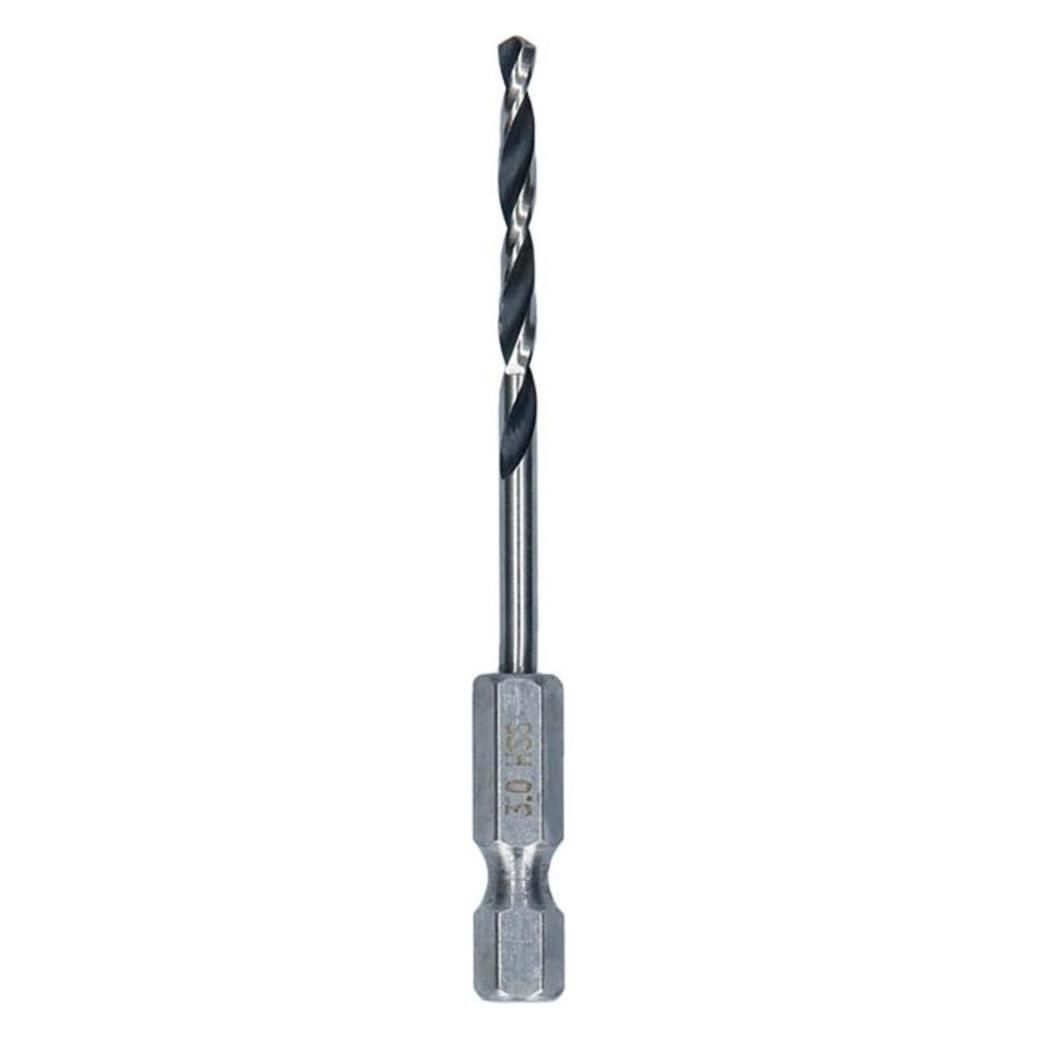 Bosch Professional Zubehör, Boorbitje, Metal HSS HEX PointTeQ Spiralbohrer, 3x33x72mm (3,0 mm)