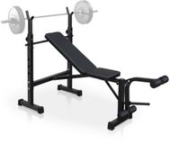 ZKOO B.V. Olympische halterbank, benchpressset met squatrek en bank voor thuisgymnastiek, volledige lichaamstraining
