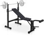 ZKOO B.V. Olympische halterbank, benchpressset met squatrek en bank voor thuisgymnastiek, volledige lichaamstraining