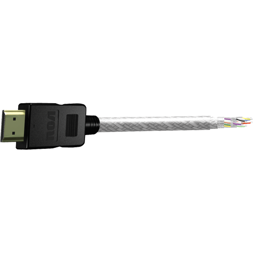 RCA DH6HHF HDMI Kabel - 1.8 m - Zwart/Grijs