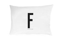 Design Letters Kussensloop 63x60 A-Z-F, Wit, One size