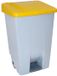 Denox 23410.102 80l Poubelle de recyclage Jaune, Blanc
