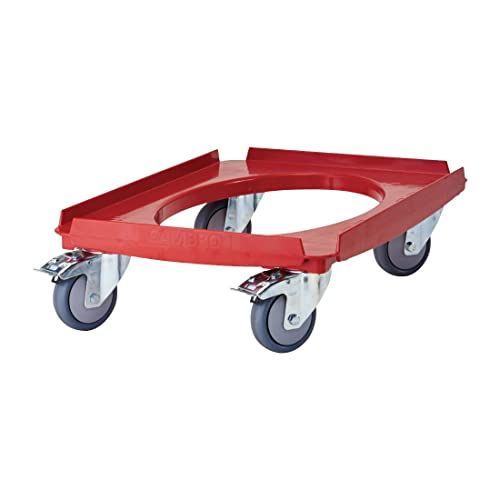 Cambro CD3253EPP158 Camdolly - Red - Fits all Cam GoBoxes