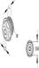 Niedax 1485/M32 BOUCHON M32 Gris clair par 25
