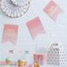 Ginger Ray Pick & Mix - 'Happy Birthday' guirlande d'anniversaire - Rose dégradé - 3 mètres