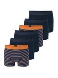 SCHIESSER Boxershorts ' 95/5 ' donkerblauw / oranje