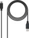 NANOCABLE USB-C Male naar USB-C Male Kabel 1 m