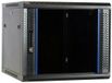 DSIT 9U wandkast ongemonteerd met glazen deur 600x600x500mm (BxDxH) - serverbehuizing - serverrack - serverkast - 19 inch